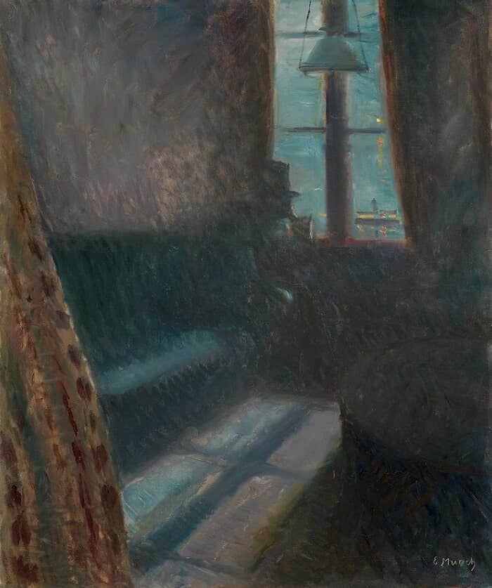 Night in Saint Cloud, 1890 by Edvard Munch