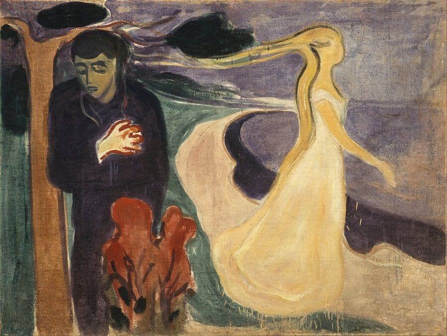 Separation, 1896 by Edvard Munch