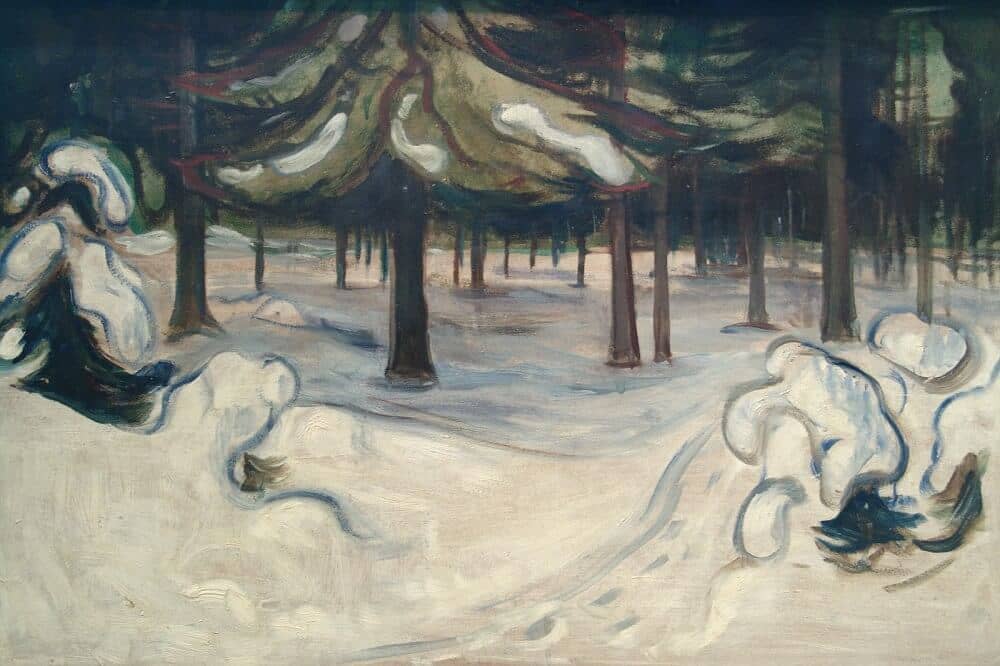 Winter, 1899 by Edvard Munch