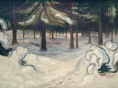 Winter by Edvard Munch