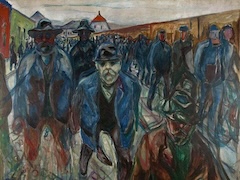 Workers Returning Home by Edvard Munch